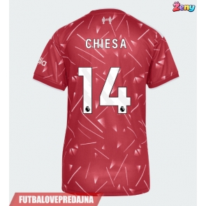 Lacne Ženy Futbalové dres Liverpool Federico Chiesa #14 2026-27 Krátky Rukáv - Domáci